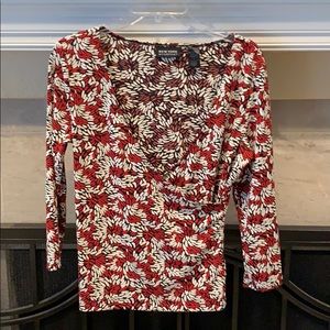 Artistic “floral” blouse from New York & Company.